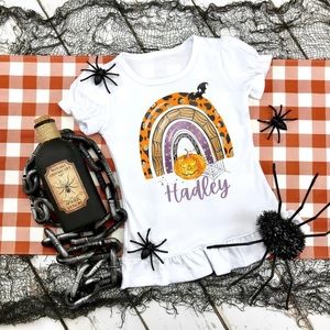 Rainbow Halloween shirt